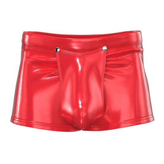 Red PVC suit (T-shirt + shorts)