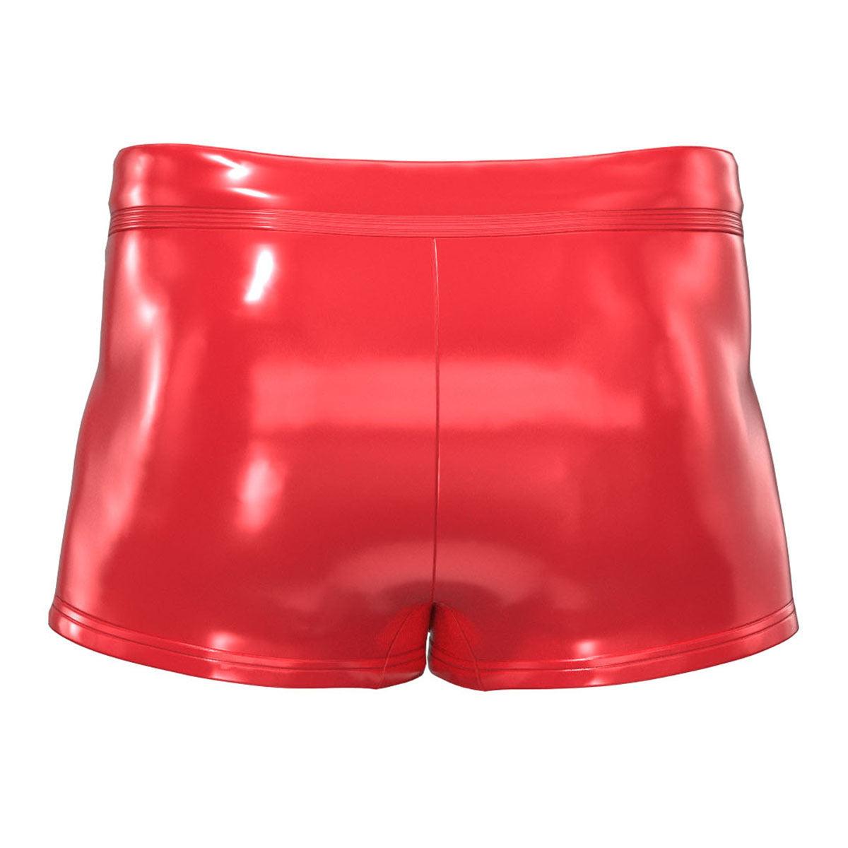 Red PVC suit (T-shirt + shorts)
