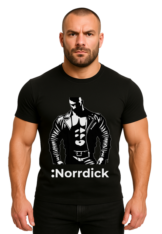 LUX T-shirt 002 - Muscle leather man