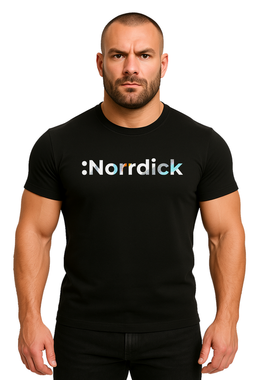 LUX T-shirt 006 - Norrdick logo pride