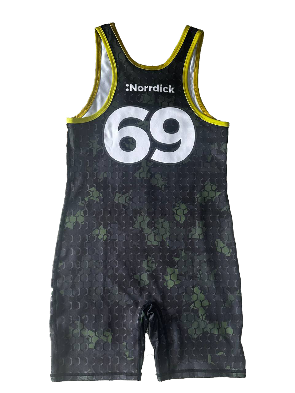 Camo Wrestling Suit Singlet Heavyweight